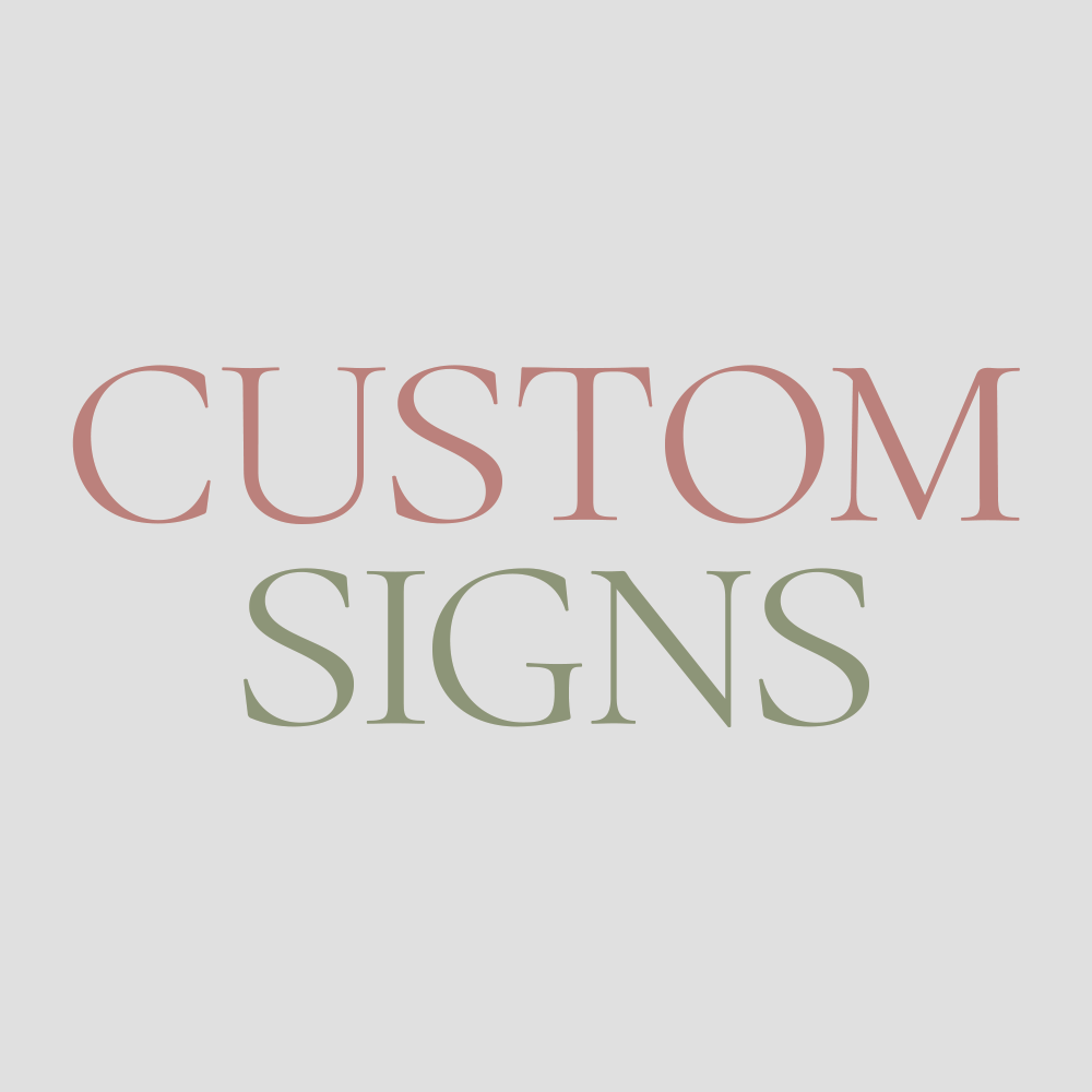 Nursery Sign – Custom Order Deposit