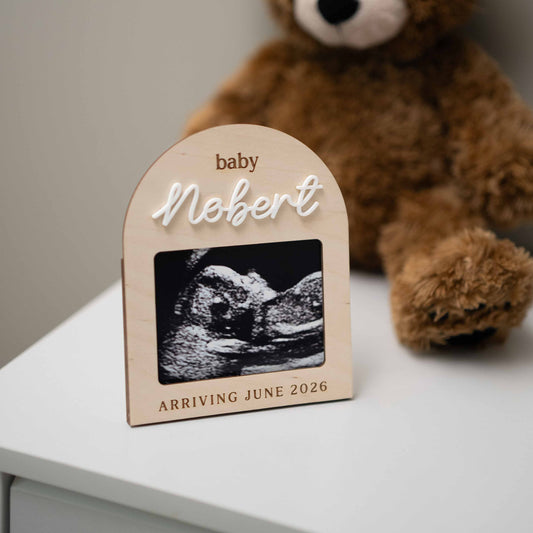 Pregnancy Announcement Ultrasound Frame