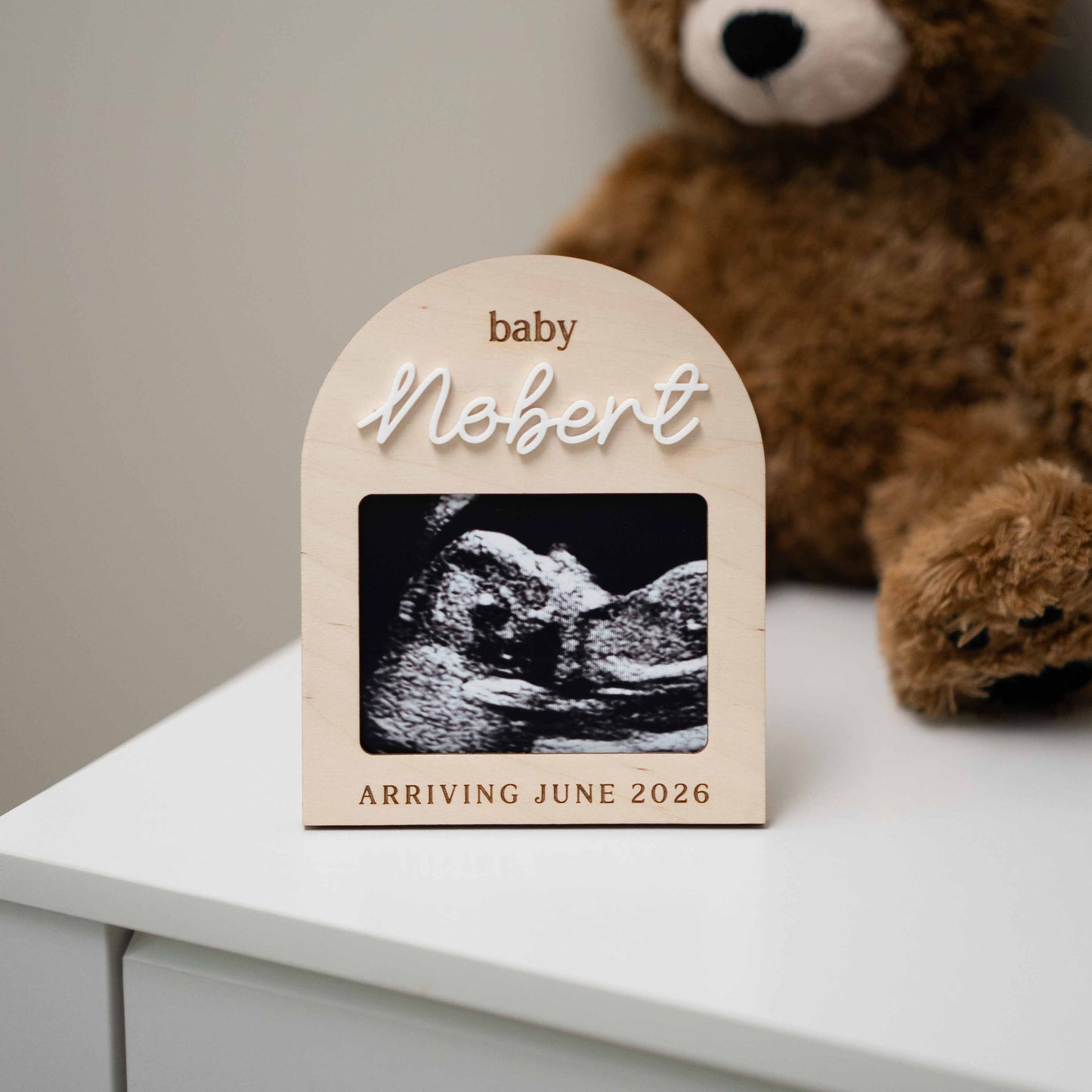 Pregnancy Announcement Ultrasound Frame