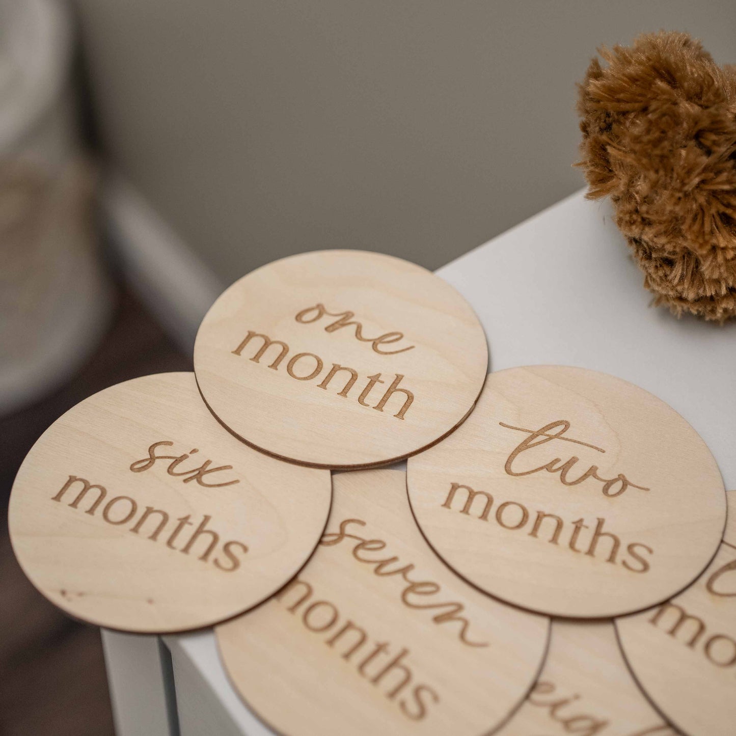 Baby Monthly Milestone Discs (1–12 Months)