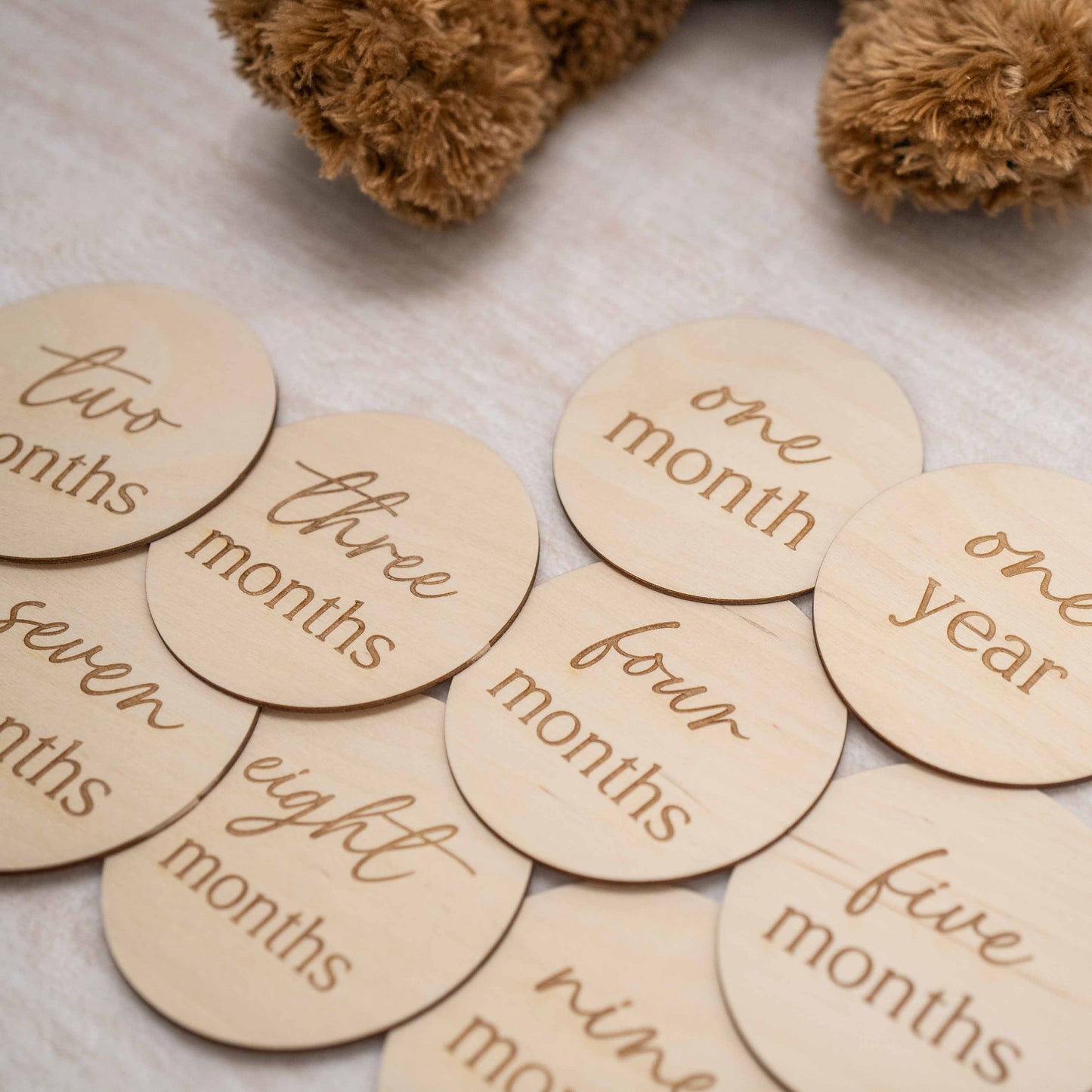 Baby Monthly Milestone Discs (1–12 Months)
