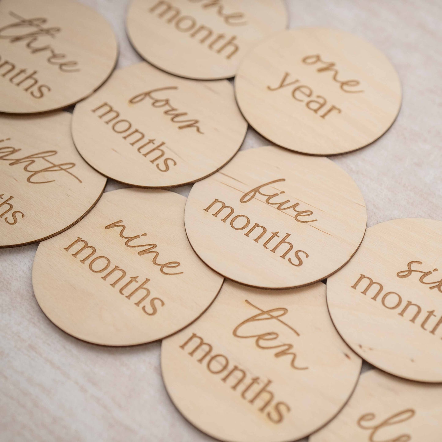 Baby Monthly Milestone Discs (1–12 Months)
